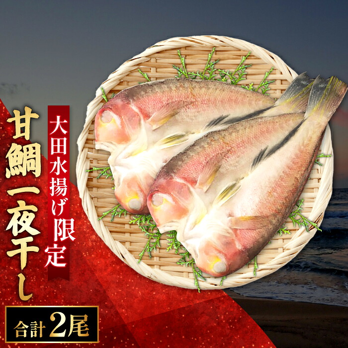 【楽天市場】【ふるさと納税】 甘鯛一夜干し (2尾) 干物 高級魚 あまだい ぐじ 大ぶり 旬 おつまみ 酒の肴 素焼き 唐揚げ 鯛 アマダイ 魚介 魚貝 一日漁 父の日 母の日:島根県大田市