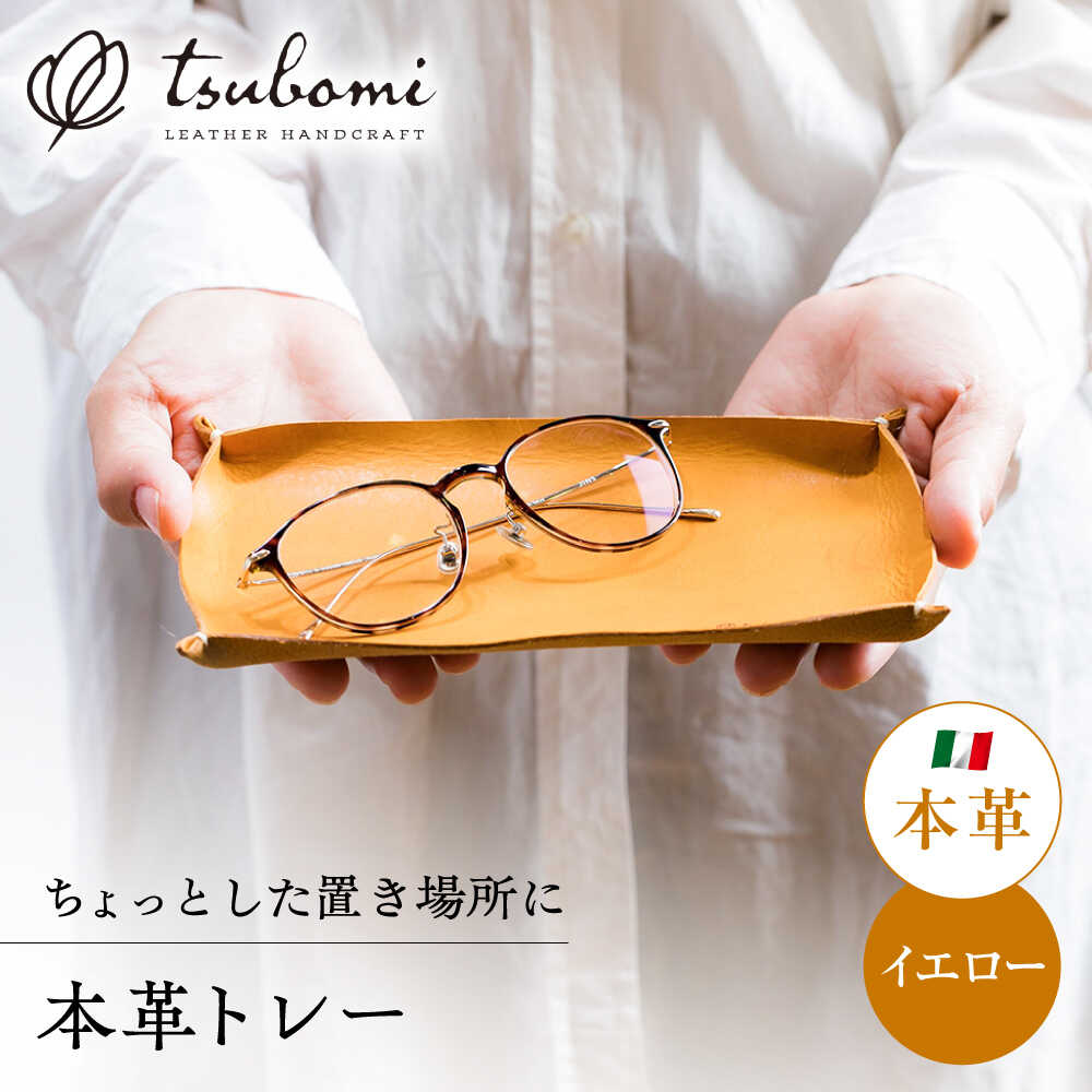 【ふるさと納税】 トレー 総手縫いで仕立てた 本革のトレー＜完全受注生産＞ レザー 革製品 レザートレー トレイ 小物入れ 革 本革 牛革 ハンドメイド 手作り 手縫い おしゃれ インテリア 雑貨 人気 おすすめ ギフト プレゼント 島根県雲南市/革工房s.m 蕾[AIBF020]