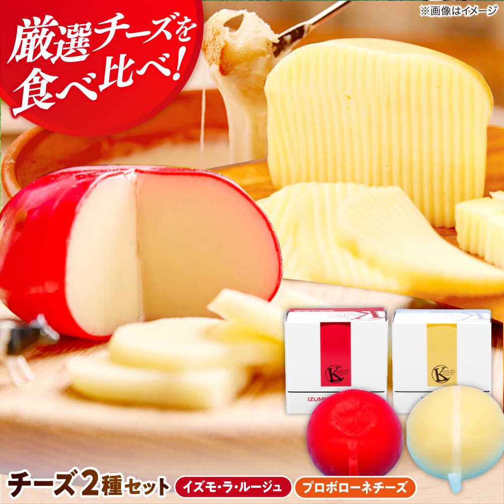 【ふるさと納税】2種のチーズを食べ比べ！チーズ2個セット（プロボローネチーズ・ゴーダチーズ） 島根県雲南市/木次乳業有限会社[AIBH009]