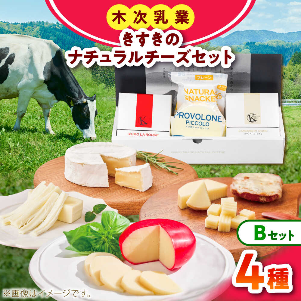 【ふるさと納税】きすきのナチュラルチーズセットB チーズ チーズセット 詰め合わせ おつまみ おすすめ 島根県雲南市/木次乳業有限会社[AIBH040]