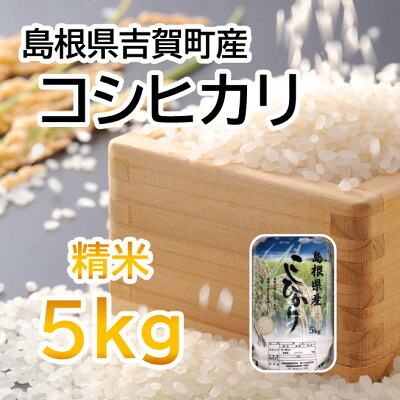 【ふるさと納税】【令和7年10月中旬より順次発送】令和7年産コシヒカリ精米5kg(吉賀町産)(吉賀町)【1677070】|島根県吉賀町
