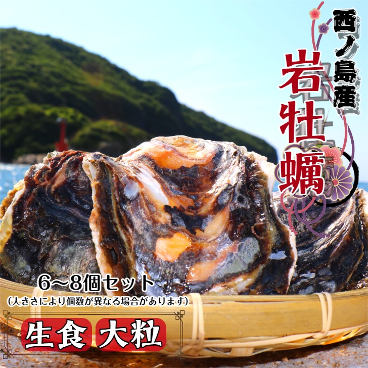【ふるさと納税】隠岐のいわがき いわがき 6～8個 セット 岩牡蠣 岩がき 隠岐