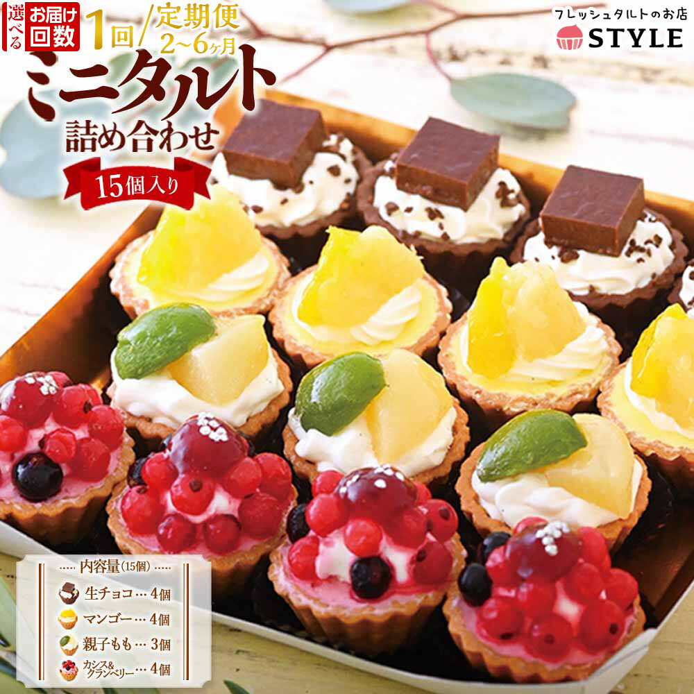 【ふるさと納税】高評価★4.76 <一口サイズの見た目も可愛いみにたると♪>ミニタルト 15個入り フレッシュタルトのお店 STYLE 岡山にある タルト 専門店 | スイーツ お菓子 おかし 洋菓子 フルーツ 果物 デザート 詰め合わせ 食べ比べ セット 岡山市 岡山 ケーキ
