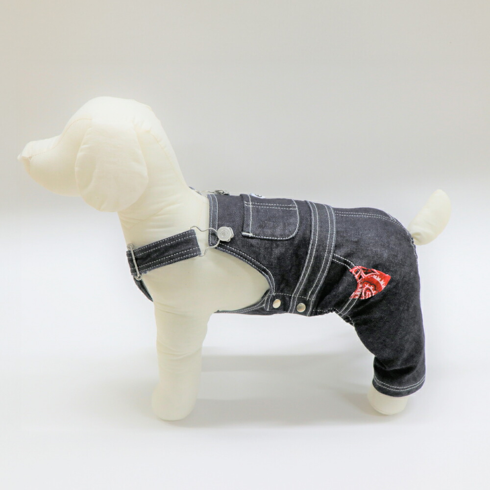 【ふるさと納税】OW デニオール　雑貨・日用品・愛犬用・オーバーオール・アメカジ・除菌オゾン加工・清潔・安心・犬・デニム｜岡山県倉敷市