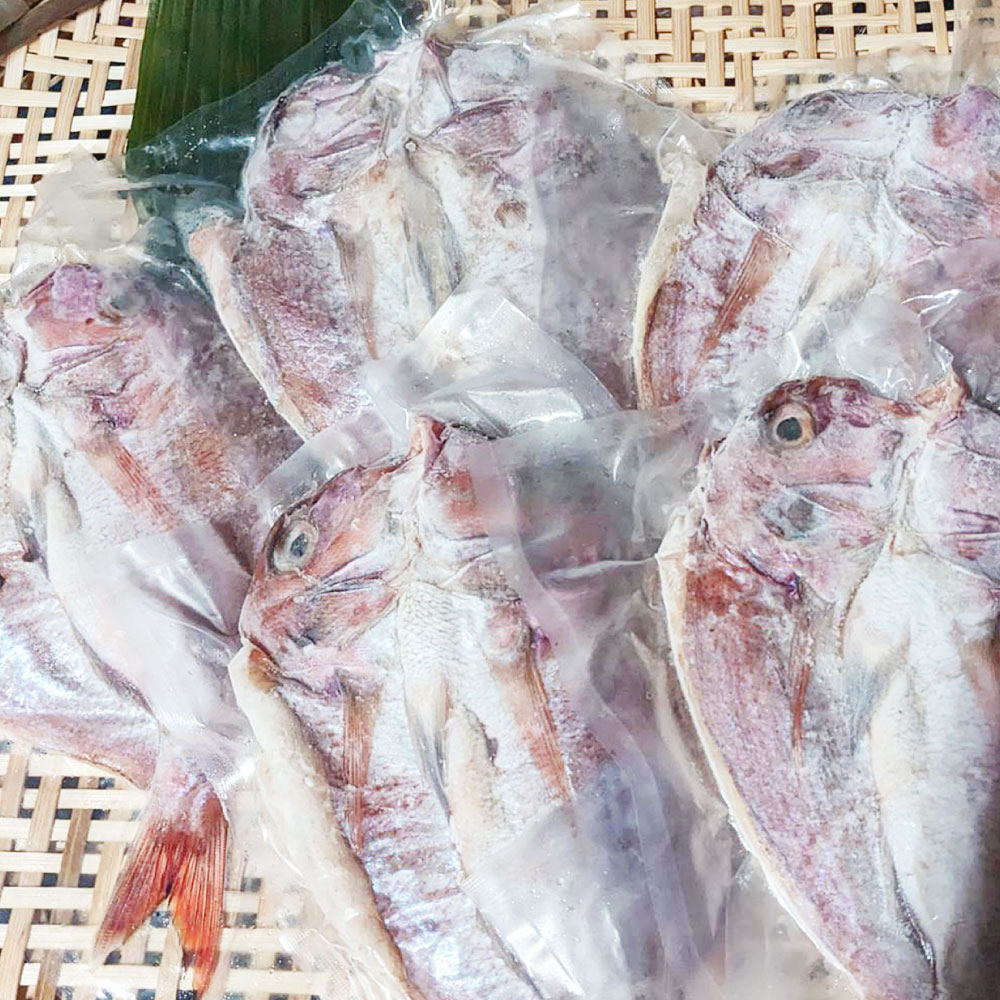 【ふるさと納税】天然鯛の一夜干し5尾（1尾約180g～200g）【配達不可：離島】　魚貝類・タイ・鯛・干物・鯛の一夜干し・真鯛・マダイ｜岡山県倉敷市