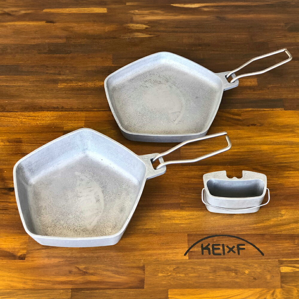 【ふるさと納税】アウトドア ＫＥＩｘＦ 極厚スキレット セット キャンプ キャンプ用品 BBQ 調理器具　倉敷市