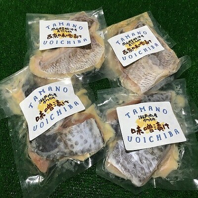 【ふるさと納税】瀬戸内海 の タイ ・ サワラ 西京漬け 玉野沖産 加工食品 惣菜 冷凍 焼魚 味噌 魚貝類 加工品 西京味噌