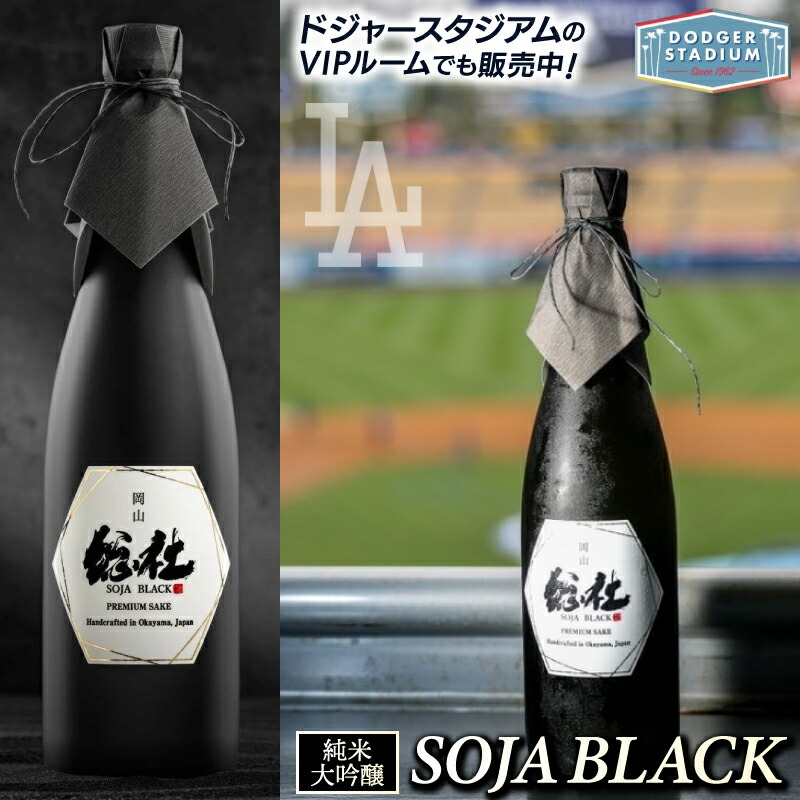 ヨイキゲン 岡山 総社ブラック SOJA BLACK 720ml □ドジャースタジアム