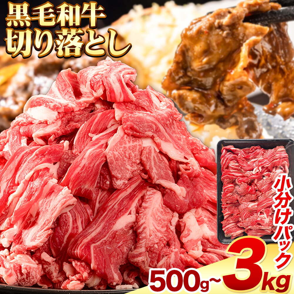 【ふるさと納税】黒毛和牛 和牛 牛肉 切り落とし 訳あり 岡山県産 岡山和牛 牛丼 すき焼き しゃぶしゃぶ カレー 炒め物 小分け 送料無料 \