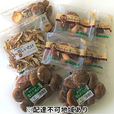 【ふるさと納税】生椎茸 ・ 乾燥椎茸 詰め合わせ セット 野菜 きのこ 椎茸 しいたけ 乾物 干し椎茸 干ししいたけ 野菜セット |岡山県赤磐市