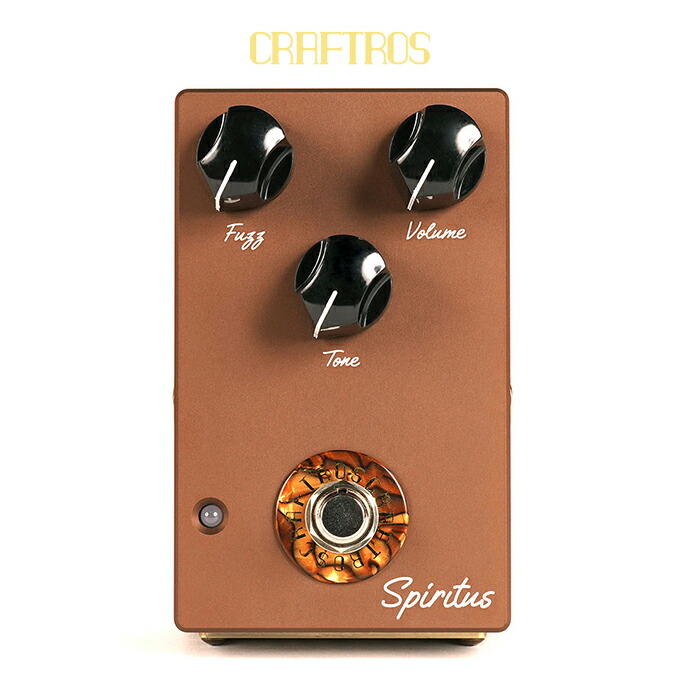 【ふるさと納税】Spiritus CRAFTROS 厚地の外套運転 ファズペダル ギター エフェクター 快い音 安定した 捏ち上げる性 幅広くい 平衡にする 物音 置き目響動めき