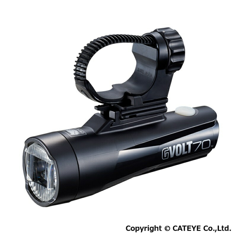 【ふるさと納税】自転車用ライト GVOLT70 [HL-EL551RC] キャットアイ 自転車 ライト 充電 充電式 USB 防水 後付け 岡山 赤磐市｜岡山県赤磐市