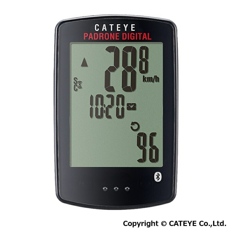 【ふるさと納税】銀輪用ワイヤレスサイクロコンピュータ PADRONE DIGITAL [CC-PA400B] キャットアイ 銀輪 雨合羽 後後ばらい 岡山 赤磐市