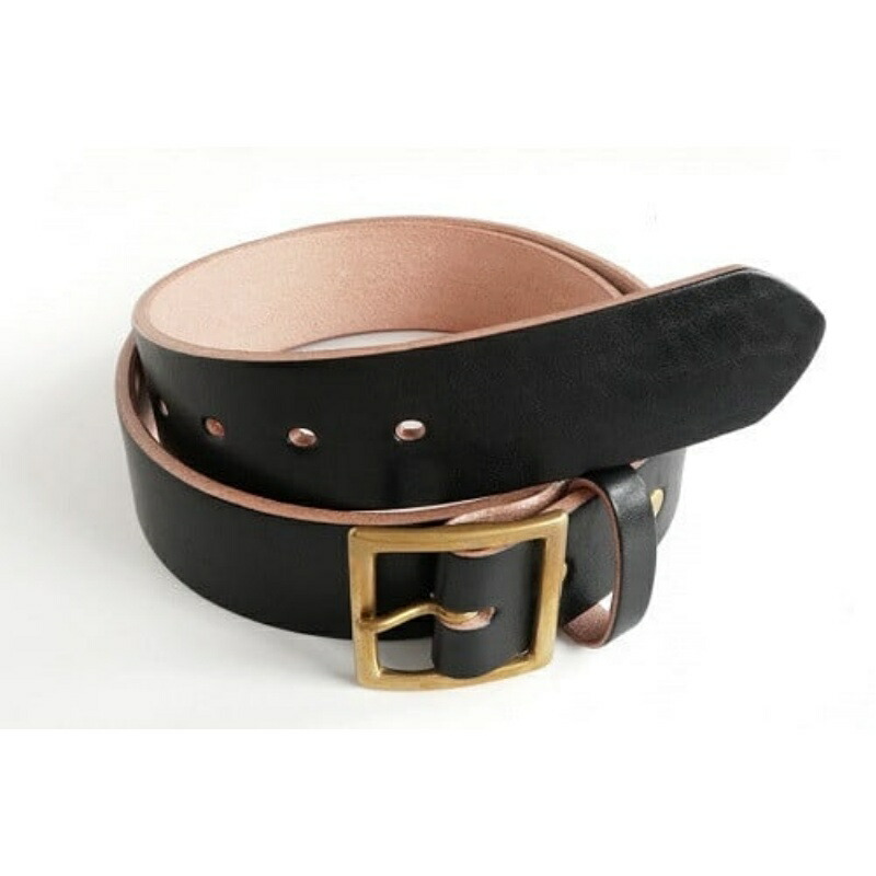【ふるさと納税】 E STREET LEATHER ベンズクラシック 4cm幅 茶芯革 極厚レザーベルト ブラック 【サイズをお選びください】 / ベルト メンズ なめし革 父の日 紳士 スーツ
