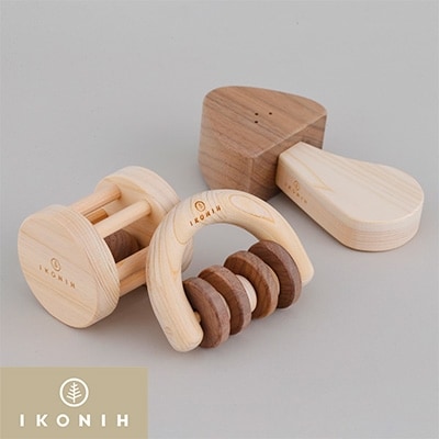 【ふるさと納税】IKONIH TOY ガラガラシリーズ【1075727】｜岡山県美作市