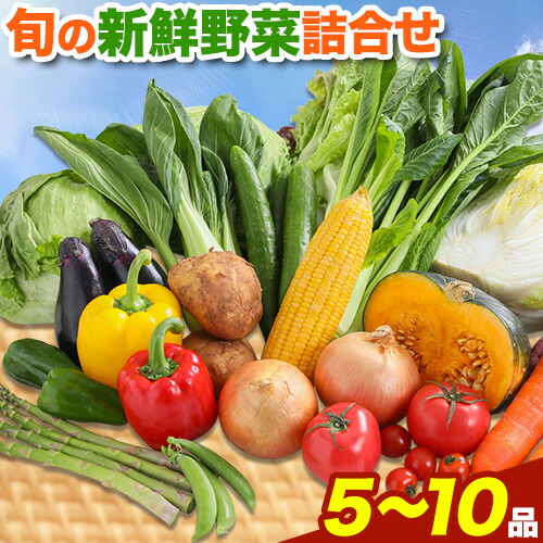 【ふるさと納税】旬の新鮮野菜詰め合わせセット 野菜5～10品目入 青空市きらり《30日以内に出荷予定》岡山県 矢掛町 野菜 野菜詰め合わせ トマト きゅうり アスパラガス 玉ねぎ リーキ 送料無料