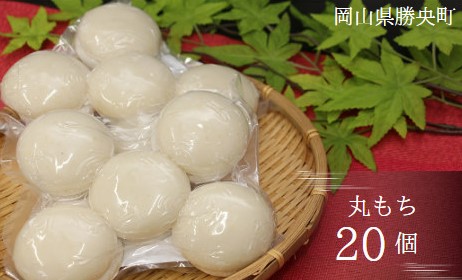 【ふるさと納税】 丸もち 500g(10個入)×2袋 ＜12月から2月下旬発送＞ _A36