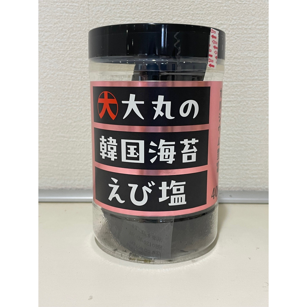 【ふるさと納税】大丸の韓国海苔 えび塩×12個 | のり おつまみ 海苔スナック 旨味 焼き海苔 手軽 おやつ お取り寄せ 通販 広島市|広島県広島市