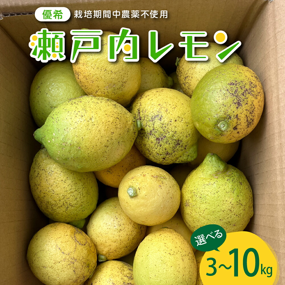 【ふるさと納税】先行予約 朝採り 瀬戸内レモン 大崎下島産 栽培期間中農薬不使用 選べる 3kg / 5kg / 10kg 【 2026年 11月~発送】 新鮮 発送日に収穫 国産 檸檬 レモン 生産量日本一 広島 フレッシュレモン 朝収穫 産地直送 送料無料 お取り寄せ 果物 フルーツ 広島県 呉市|広島県呉市