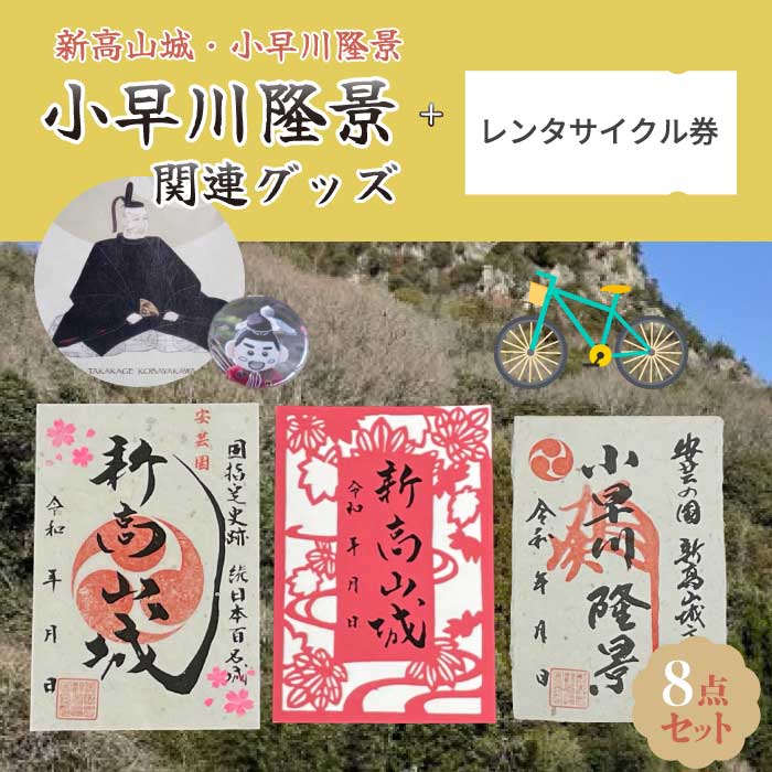 【ふるさと納税】【新高山城】御城印 2種・ 【高山城】御城印・【小早川隆景 関連品】 セット 御城印 和柄 雑貨 広島県三原市 110002｜広島県三原市