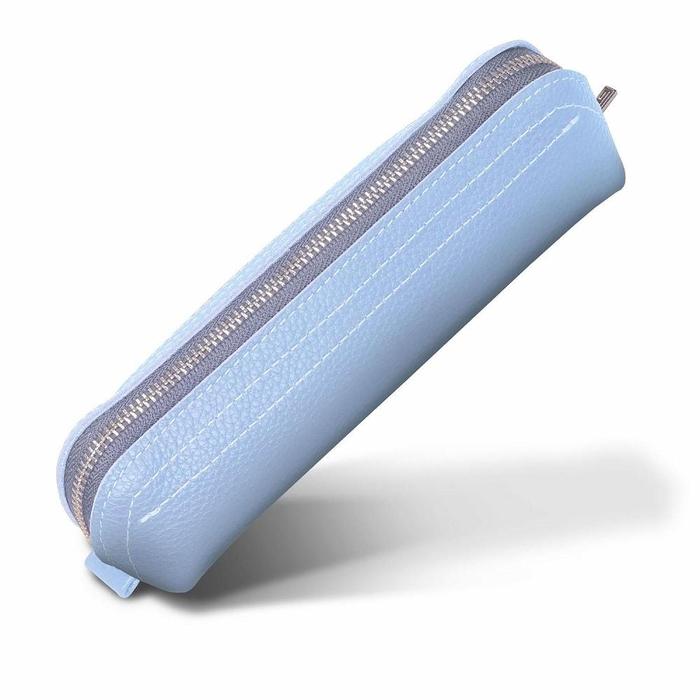 【ふるさと納税】革細工所いんのしま 牛皮ファスナーペンケース5本挿し【色:サキソフォン】 | 文房具 雑貨 日装置 一般受け おすすめ 貨物輸送無料