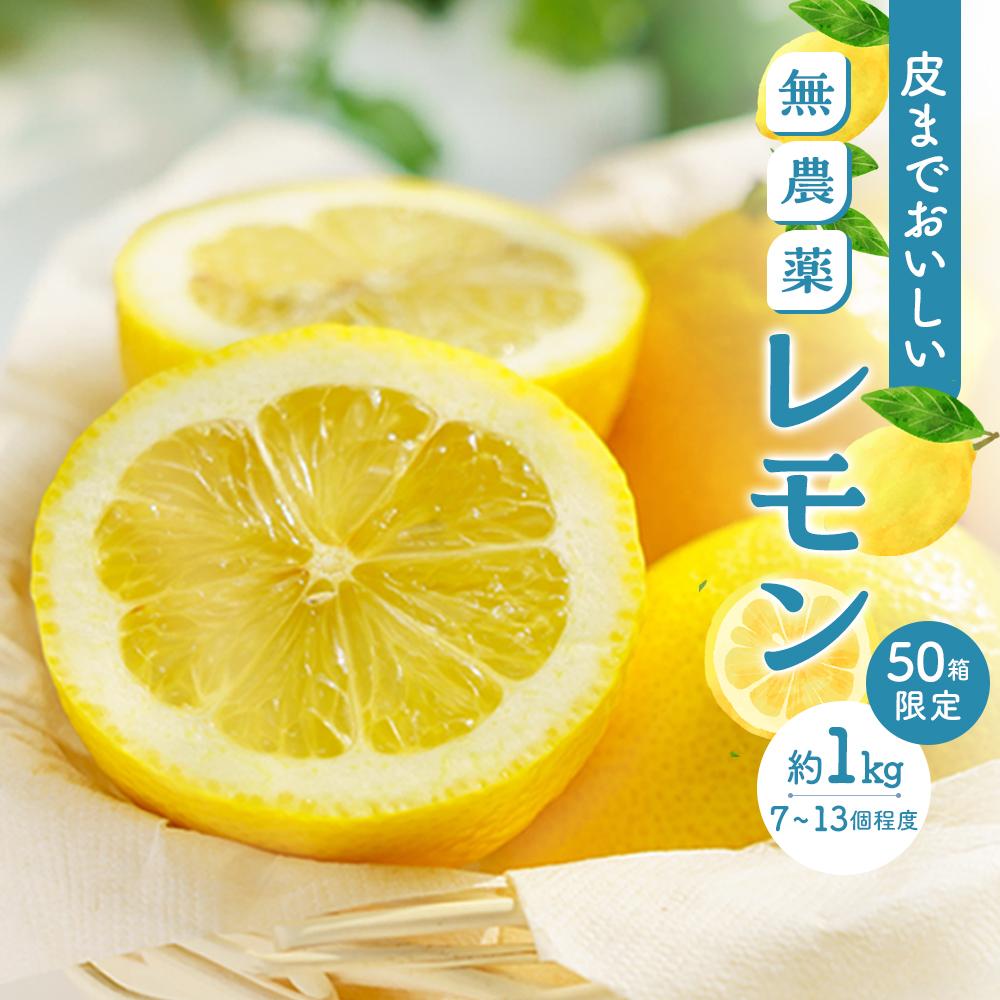 【ふるさと納税】【月間50箱限定】皮まで美味しい無農薬レモン 約1kg | 瀬戸田 瀬戸田レモン 檸檬 瀬戸内レモン フルーツ 柑橘 シトラス 無農薬 有機肥料 防腐剤不使用 レモネード はちみつ 尾道市 広島
