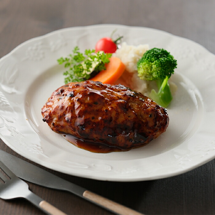 ふるさと納税 肉のプロが作る お惣菜3種セット ハンバーグ4個・若鶏もも焼き〈タレ味〉2本・手羽先ごま揚げ10本　簡単調理でお店の味 ふるさと納税肉のプロが作る お惣菜3種セット