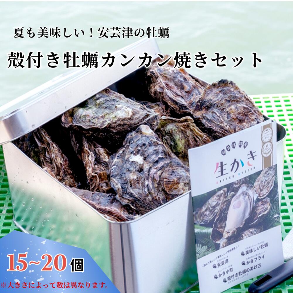 【ふるさと納税】カンカン焼きセット 広島 殻付き牡蠣  マルミ水産【配送不可：離島】