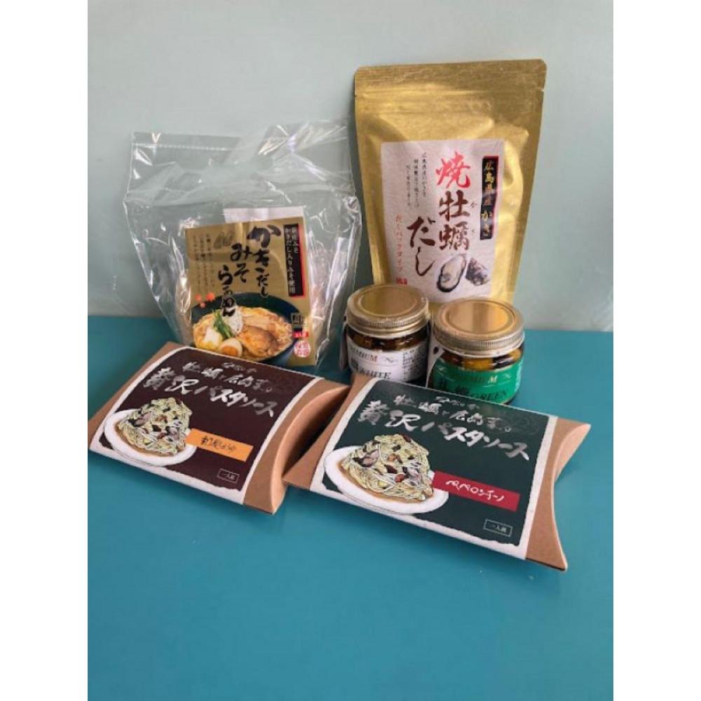 【ふるさと納税】牡蠣満喫セット(牡蠣のオイル漬、牡蠣だし、牡蠣のパスタソースなど) | 牡蠣 詰め合わせ セット つまみ オイル漬け パスタソース ラーメン 広島県 宮島 廿日市市