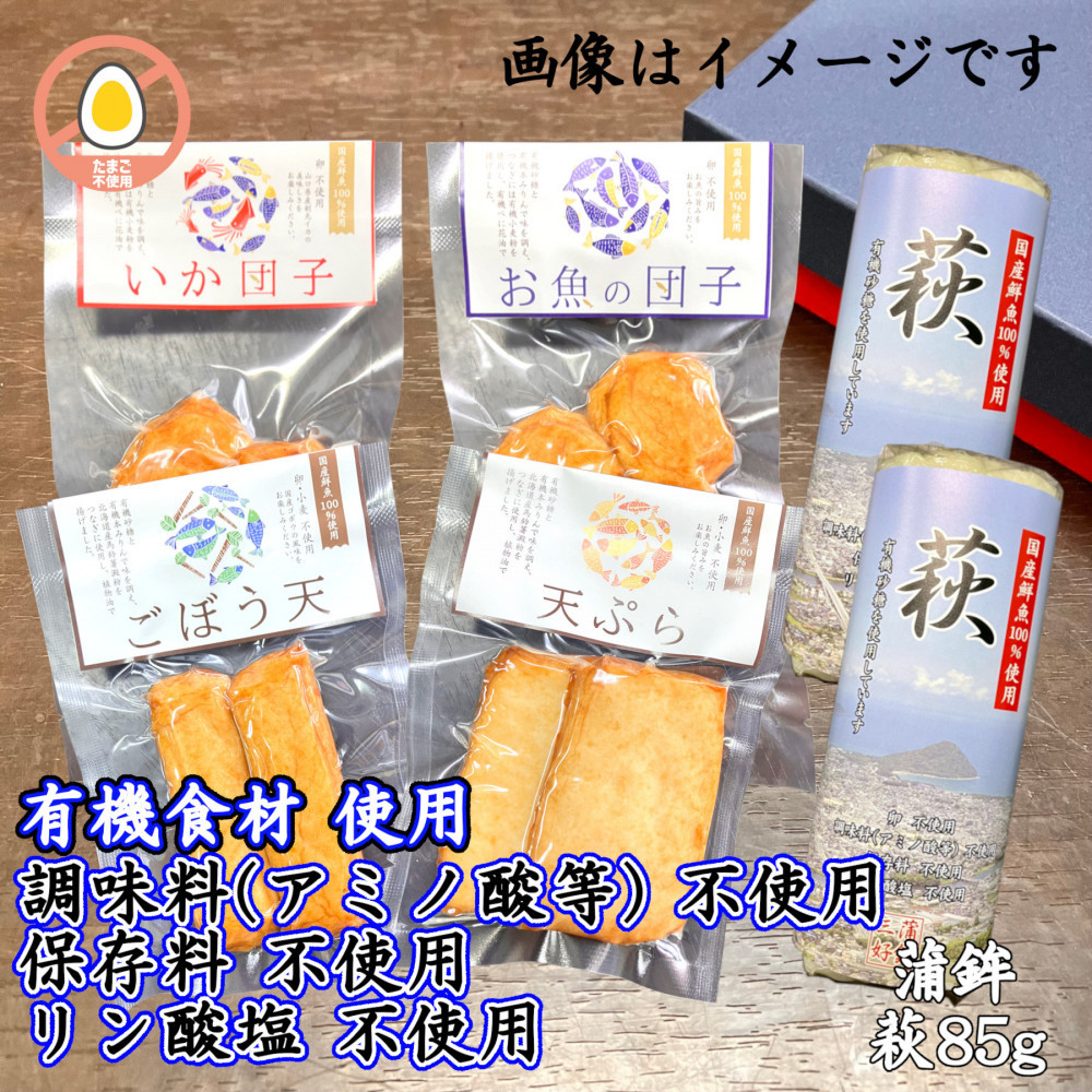 【ふるさと納税】【保存料・調味料(アミノ酸等)・リン酸塩 不使用】焼き抜き蒲鉾&揚げ蒲鉾の詰合せ２