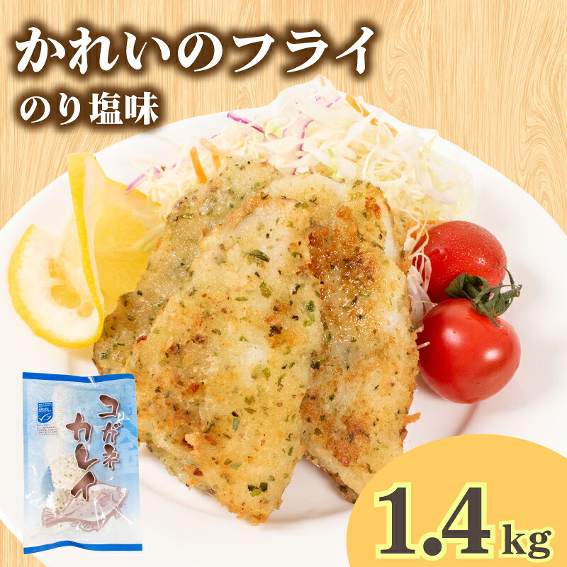 【ふるさと納税】 骨取りかれい フライ のり塩ガーリック味 160g×9パック 冷凍 ( カレイ 小分け ごはんのお供 便利 日用 簡単調理 惣菜 サカナ お魚 海鮮 加工食品 おかず 弁当 おつまみ 晩ごはん 夕食 山口 下関 ) 山口県 下関市
