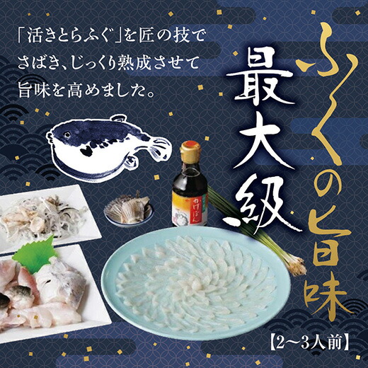 C046【ふるさと納税】とらふくフルコースセット（2～3人前）