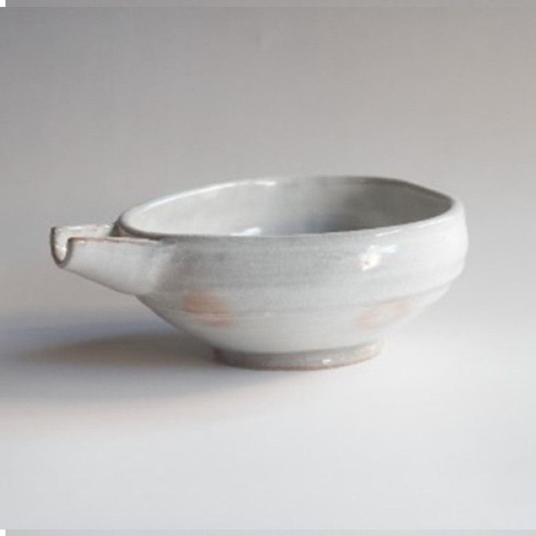 【ふるさと納税】萩焼 8代佳炎作 化粧片口小鉢 和食器 工芸品