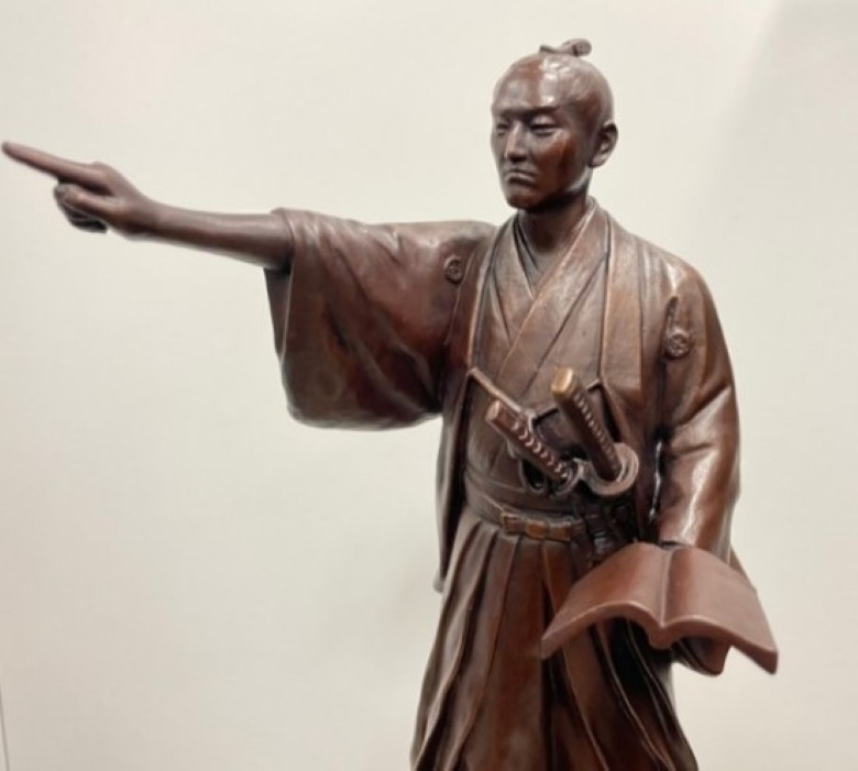 【ふるさと納税】吉田松陰先生 ブロンズ像 置物 インテリア