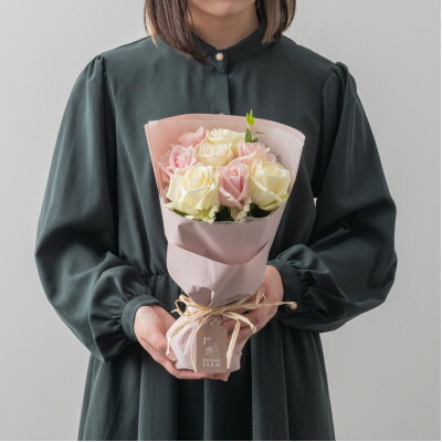 【ふるさと納税】ホシファーム フラウンス胸花 白いことサクラ色 8本【送りとどける不可一画：離島】【1465234】