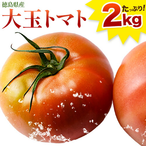 【ふるさと納税】トマト 大玉トマト 2kg 《11月上旬-6月末頃より出荷予定》 ヴェリタス株式会社 徳島県 美馬市 青果物 野菜 とまと トマト