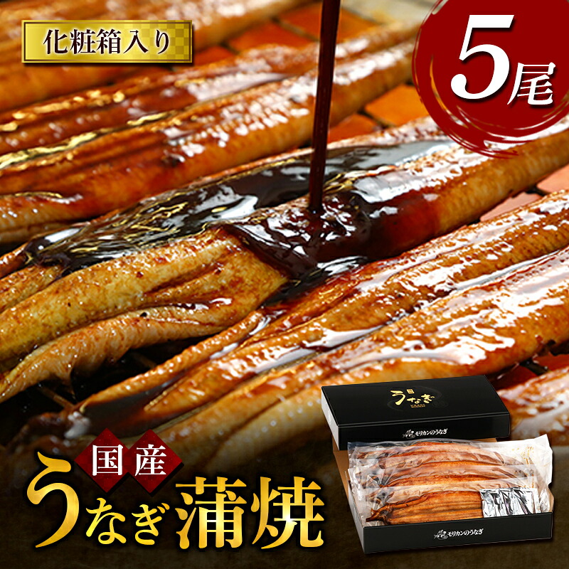 【ふるさと納税】うなぎ蒲焼 5尾入　国産 鰻 ウナギ 蒲焼き ギフト 贈答品 お歳暮 正月 うな丼 鰻丼 うな重 鰻重 ひつまぶし お中元 魚貝類 魚介類