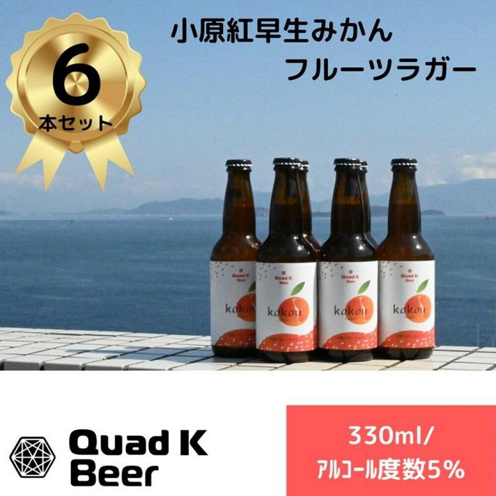 【ふるさと納税】香川県産クラフトビール「Quad K Beer」 kokou 計6本 | お酒 さけ ビール｜香川県高松市 14,910円