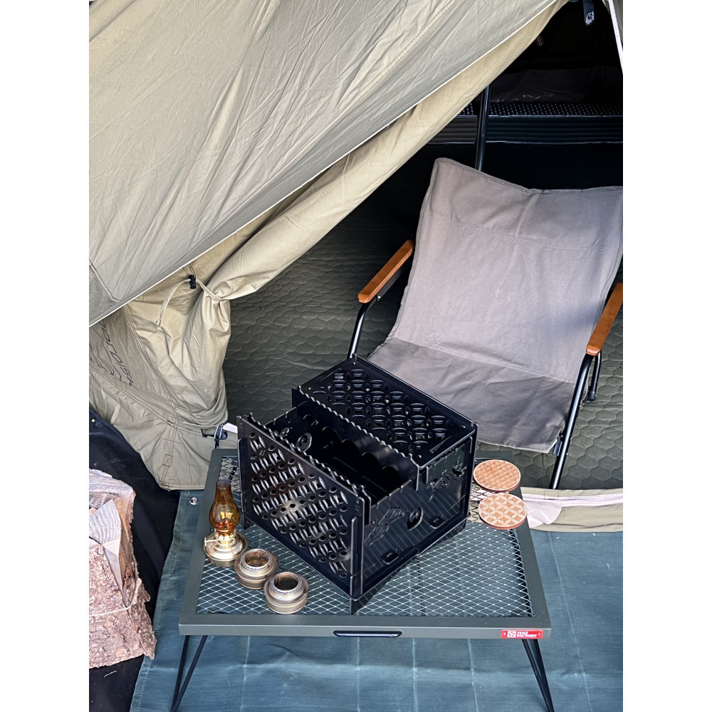 【ふるさと納税】3WAYかがり火BOX和柄標準尺度書き割り＋食べ物屋鉄板S和柄4.5粍厚（オプション品）