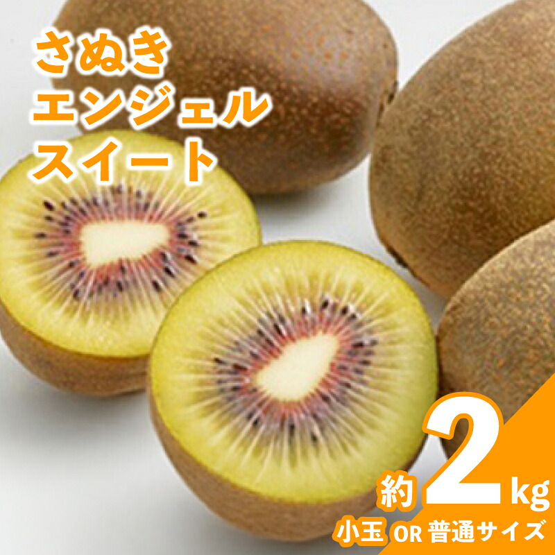【ふるさと納税】 先行予約 キウイ 約2kg 約2.2kg キウイフルーツ さぬきエンジェルスイート 果物 果実 フルーツ 旬 デザート 選べる 容量 11月上旬～12月上旬 配送 家庭用 贈答用 ギフト プレゼント 香川県 丸亀市｜香川県丸亀市 16,330円