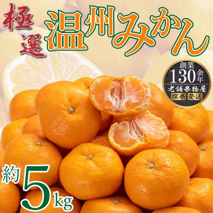 【ふるさと納税】極撰！温州みかん　約5kg |みかん フルーツ 旬 美味しい みかん 新鮮 フルーツ みかん 詰合せ セット フルーツ 人気 フルーツ 厳選 おすすめ フルーツ | 柑橘類 柑橘系 柑橘系 温州みかん ミカン 食品 人気 おすすめ 送料無料 香川県 坂出市｜香川県坂出市