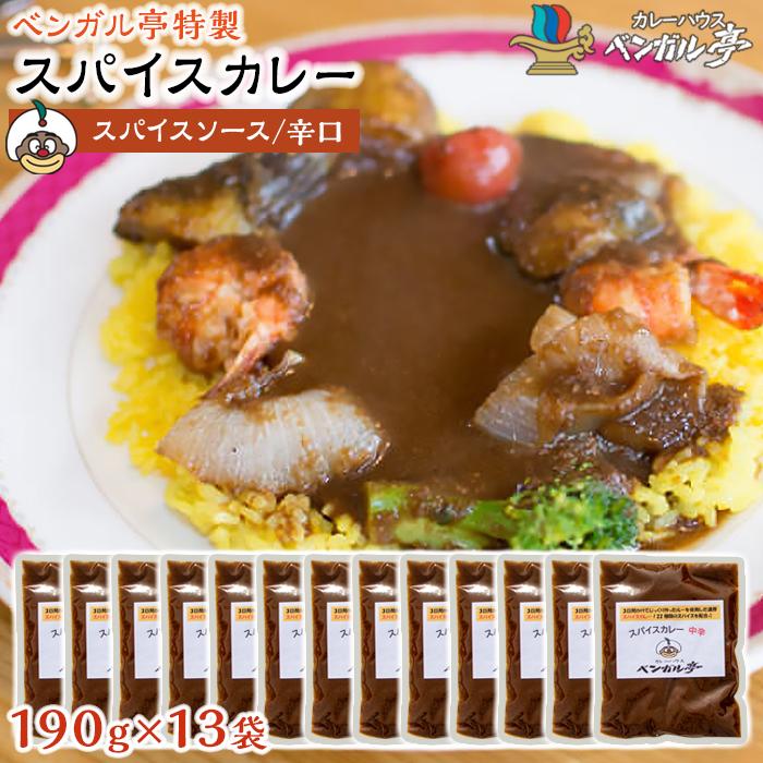 【ふるさと納税】N ベンガル亭特製スパイスカレー!(スパイスソース・辛口)13袋 | 香川県 坂出市 香川 四国 ふるさと 納税 返礼品 お取り寄せグルメ 取り寄せ グルメ 食品 カレー スパイスカレー 薬膳カレー 詰め合わせ セット 食べ比べ ご当地カレー ご当地グルメ|香川県坂出市