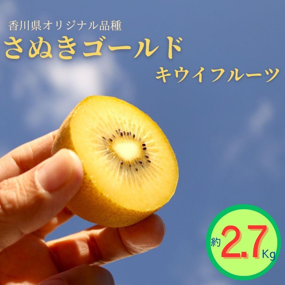【ふるさと納税】＜先行受付　2025年発送＞さぬきゴールド　キウイフルーツ　約2.7kg | フルーツ 果物 くだもの 食品 人気 おすすめ 送料無料