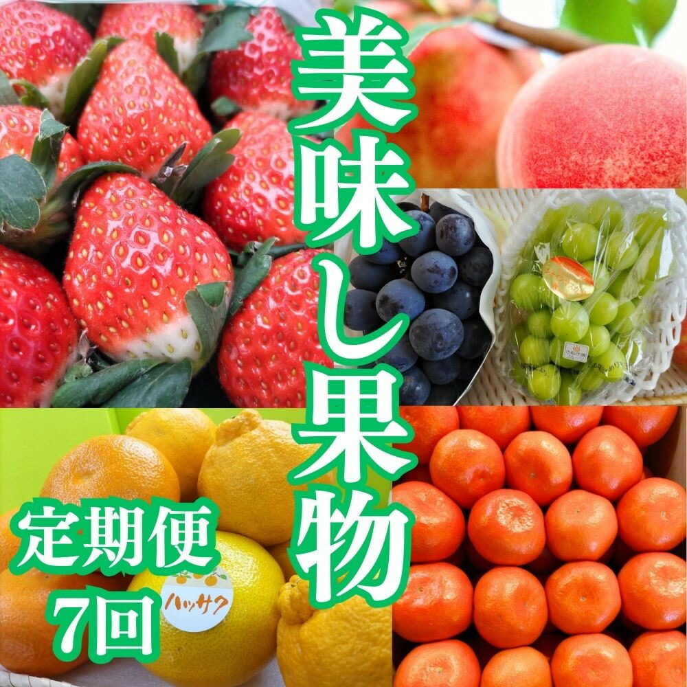 【ふるさと納税】【定期便全7回】美味しい果物定期便