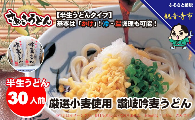 SALE／71%OFF】 さぬき半生 讃岐吟麦うどん 30人前 300g×10袋 fucoa.cl