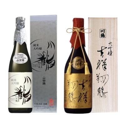 【ふるさと納税】川鶴 大吟醸&純米大吟醸 お酒 日本酒 純米大吟醸酒 |香川県観音寺市