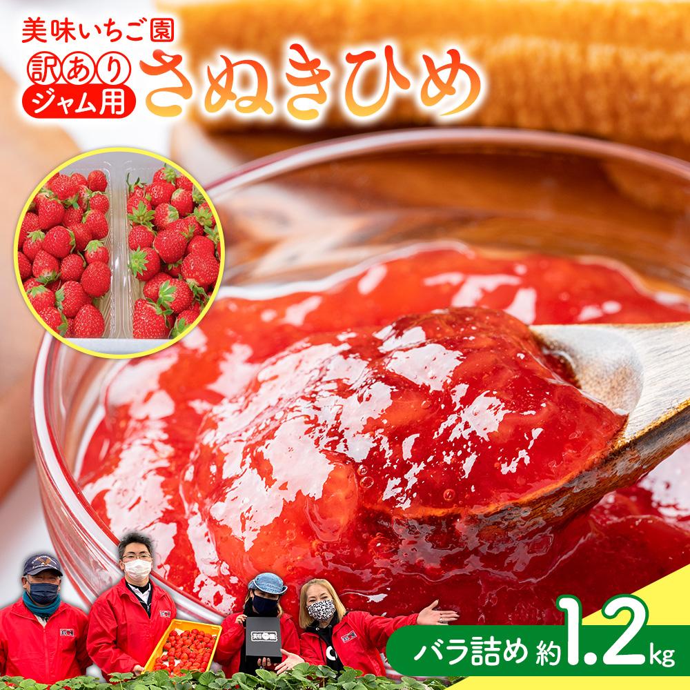 【ふるさと納税】【5月中旬頃～発送】訳あり ジャム用 さぬきひめ 1.2kg