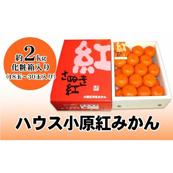 【ふるさと納税】ハウス小原紅早生みかん（さぬき紅）　約2kg 果物類 柑橘類 フルーツ 　お届け：2025年6月中旬～8月中旬