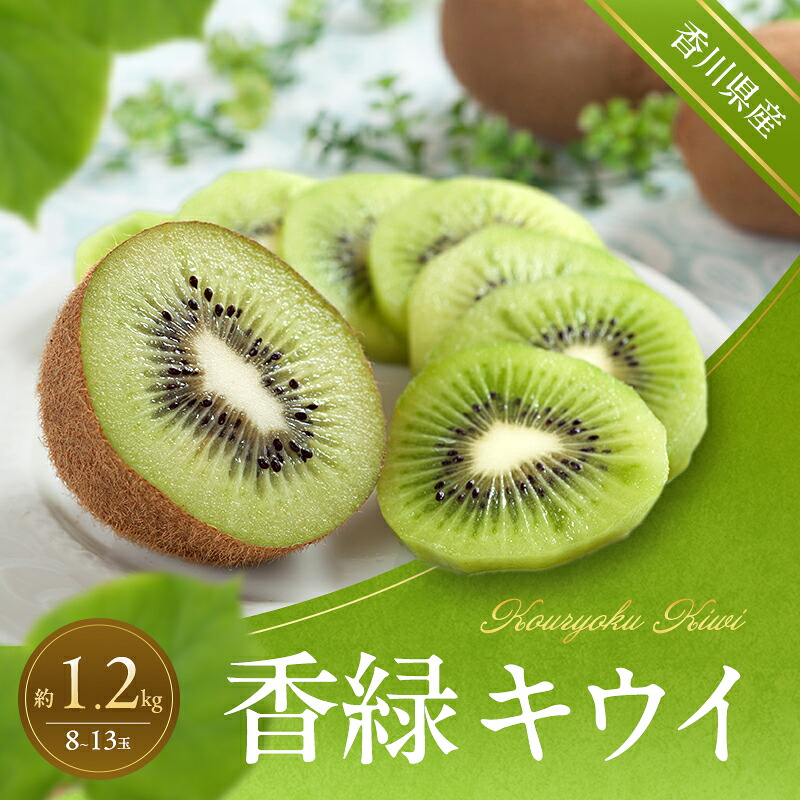 【ふるさと納税】香緑キウイ 約1.2kg キウイ キウイフルーツ フルーツ 果物 くだもの 果実 旬の果物 旬のフルーツ 香川 香川県 東かがわ市　お届け：2026年11月20日～2027年1月31日｜香川県東かがわ市