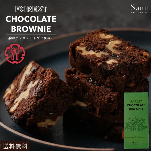 【ふるさと納税】 ブラウニー Sanu 森のチョコレートブラウニー [ チョコレートブラウニー スイーツ 洋菓子 プチギフト ギフト 贈答 お土産 手土産 おやつ チョコレート チョコ チョコレート菓子 ケーキ 贅沢 ナッツ 10,000円 台 返礼品 送料無料 香川県 三豊市 本気モード ]｜香川県三豊市